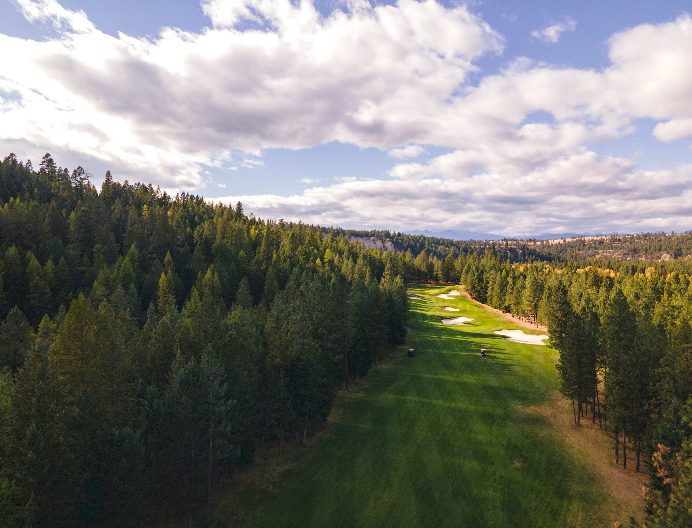 aerial of St. Eugene Golf course