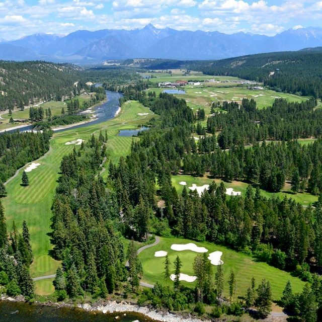 Aerial of St. Eugene Golf Course