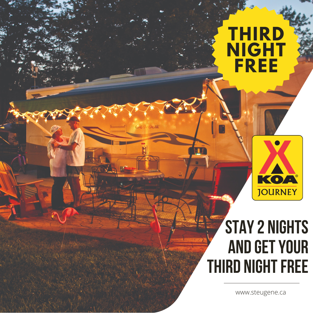 St. Eugene Camp Ground RV Third Night Free
