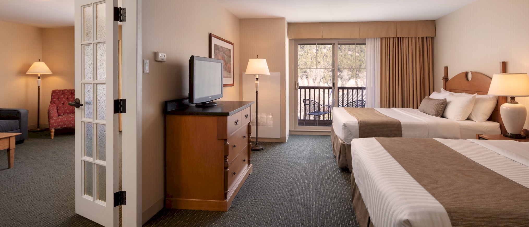 Double queen beds in Junior Suite