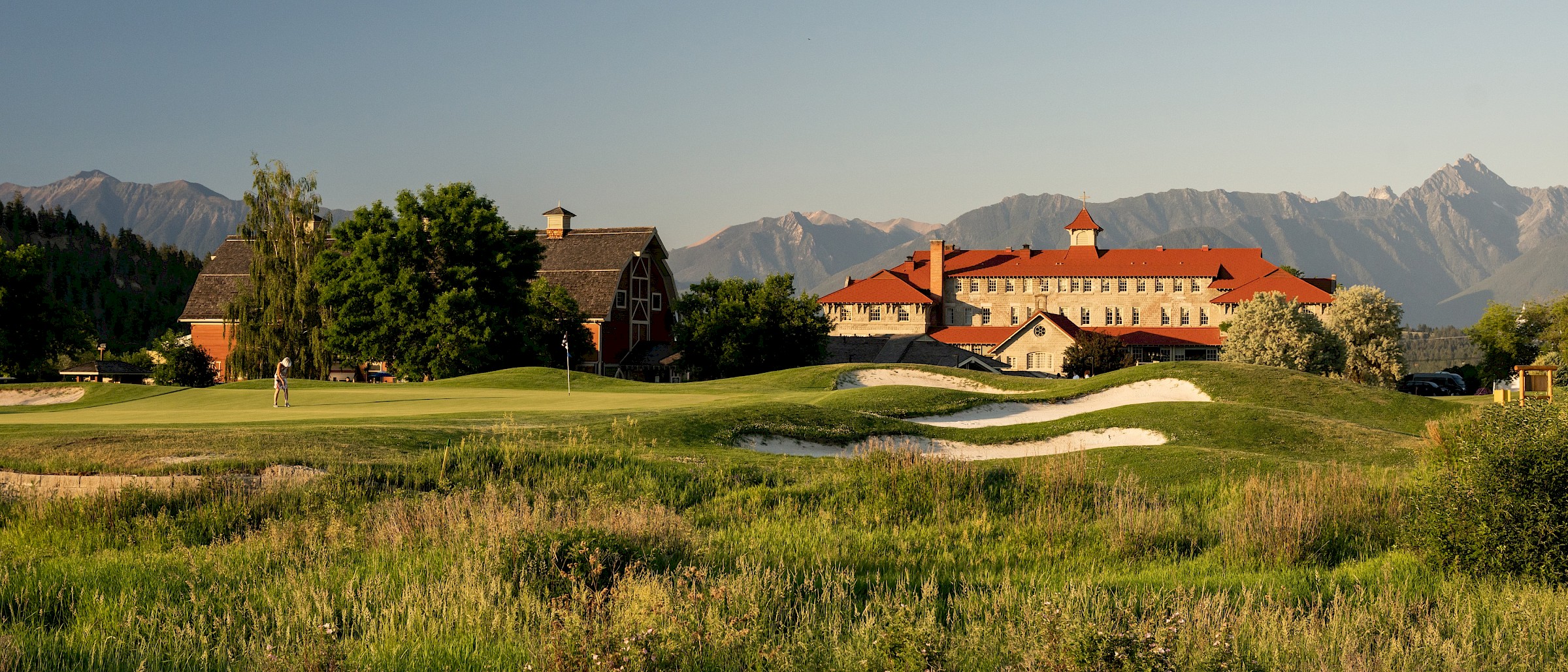 Evening light on St. Eugene Resort