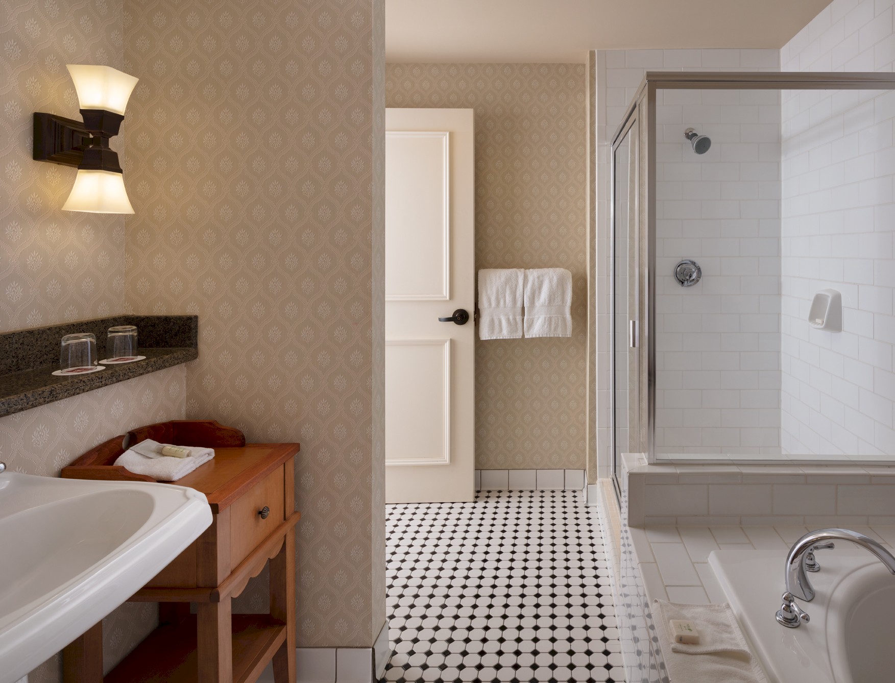 Jacuzzi tub and bathrobes