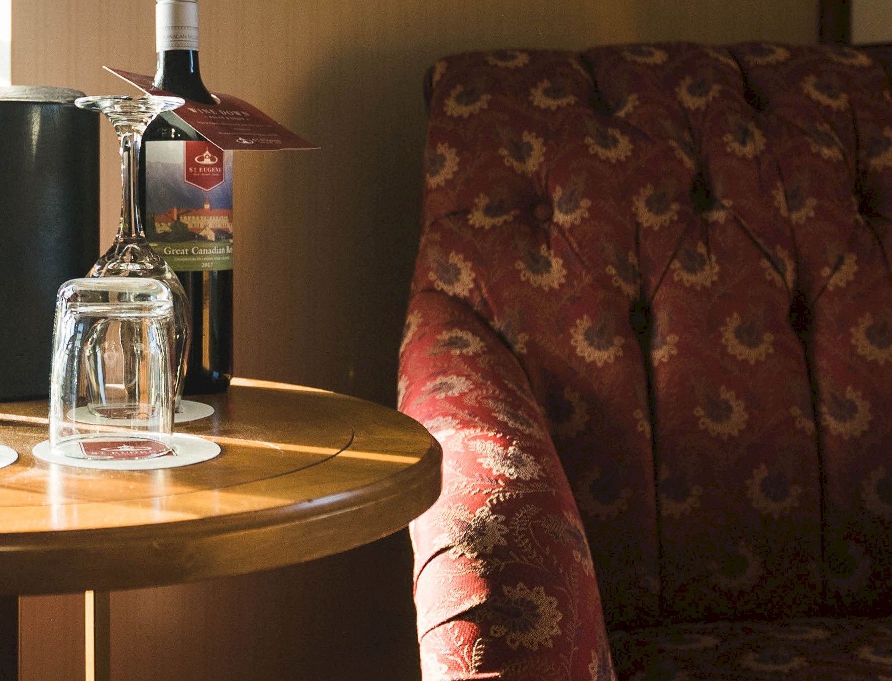 Sunny reading chair in Lodge Building room