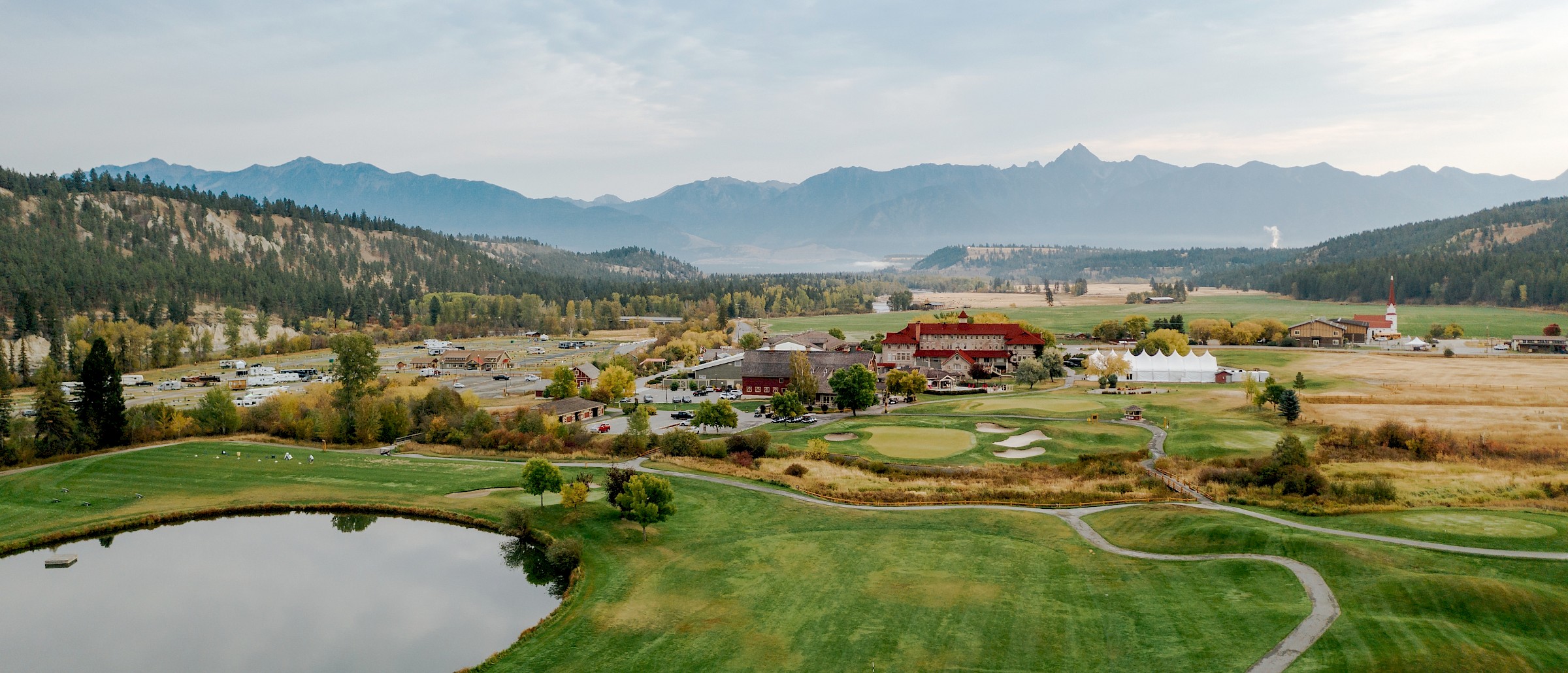 Aerial of St. Eugene Resort