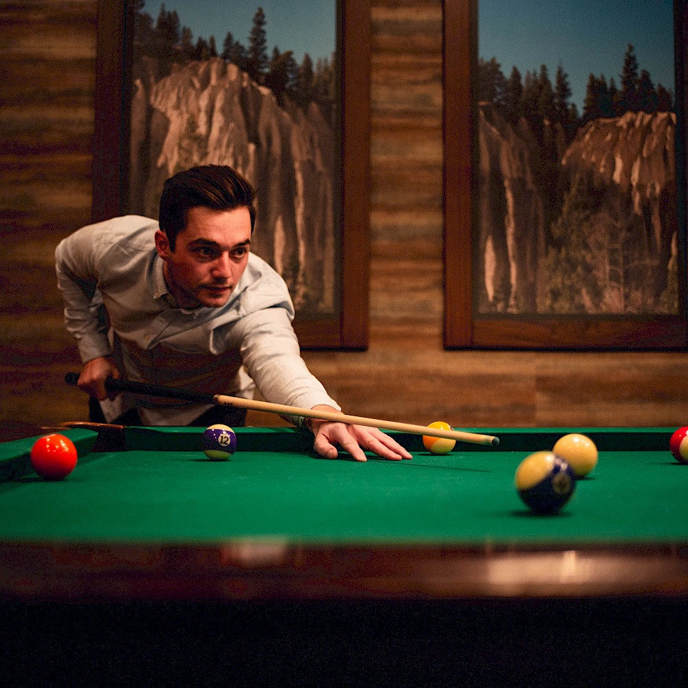 Pool Table at the Casino of the Rockies